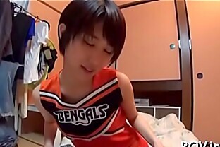 Sexy fivesome act in pov